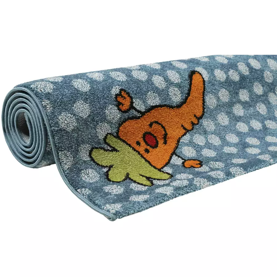 Sigikid Kinderteppich Rainbow Rabbit blau