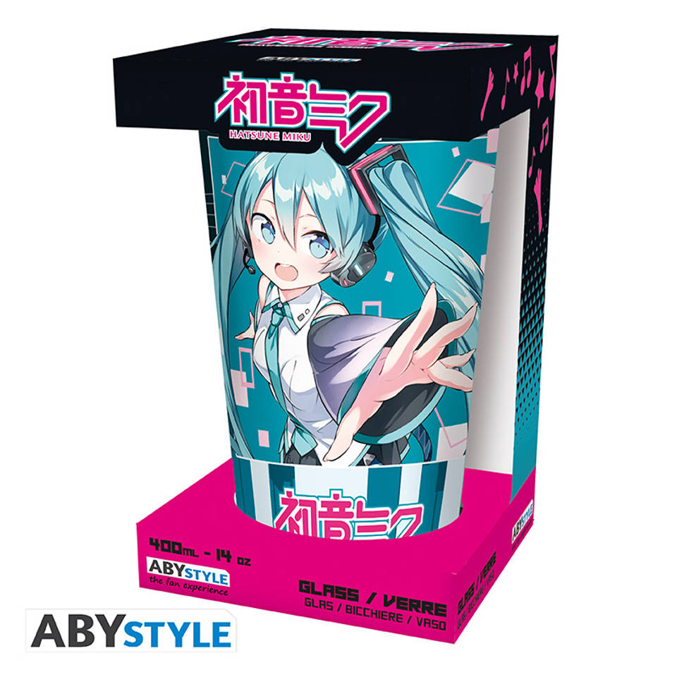 Hatsune Miku Musical City glas - 400 ml