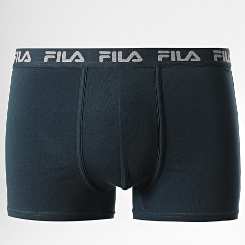 Lot De 5 Boxers FU5004 Noir Blanc Bleu Marine Gris Chiné
