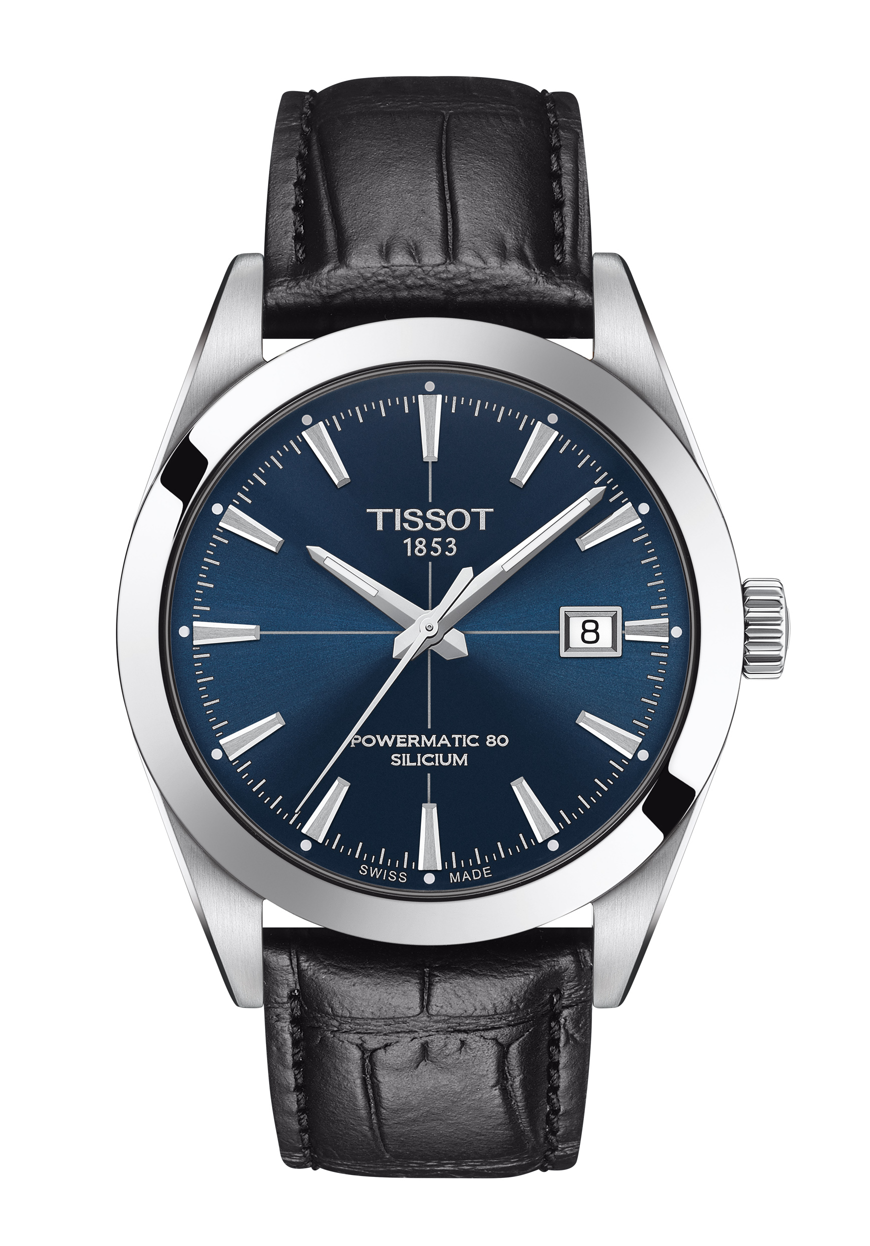 Tissot Gentleman Powermatic 80 Silicium Herrenuhr Schwarz