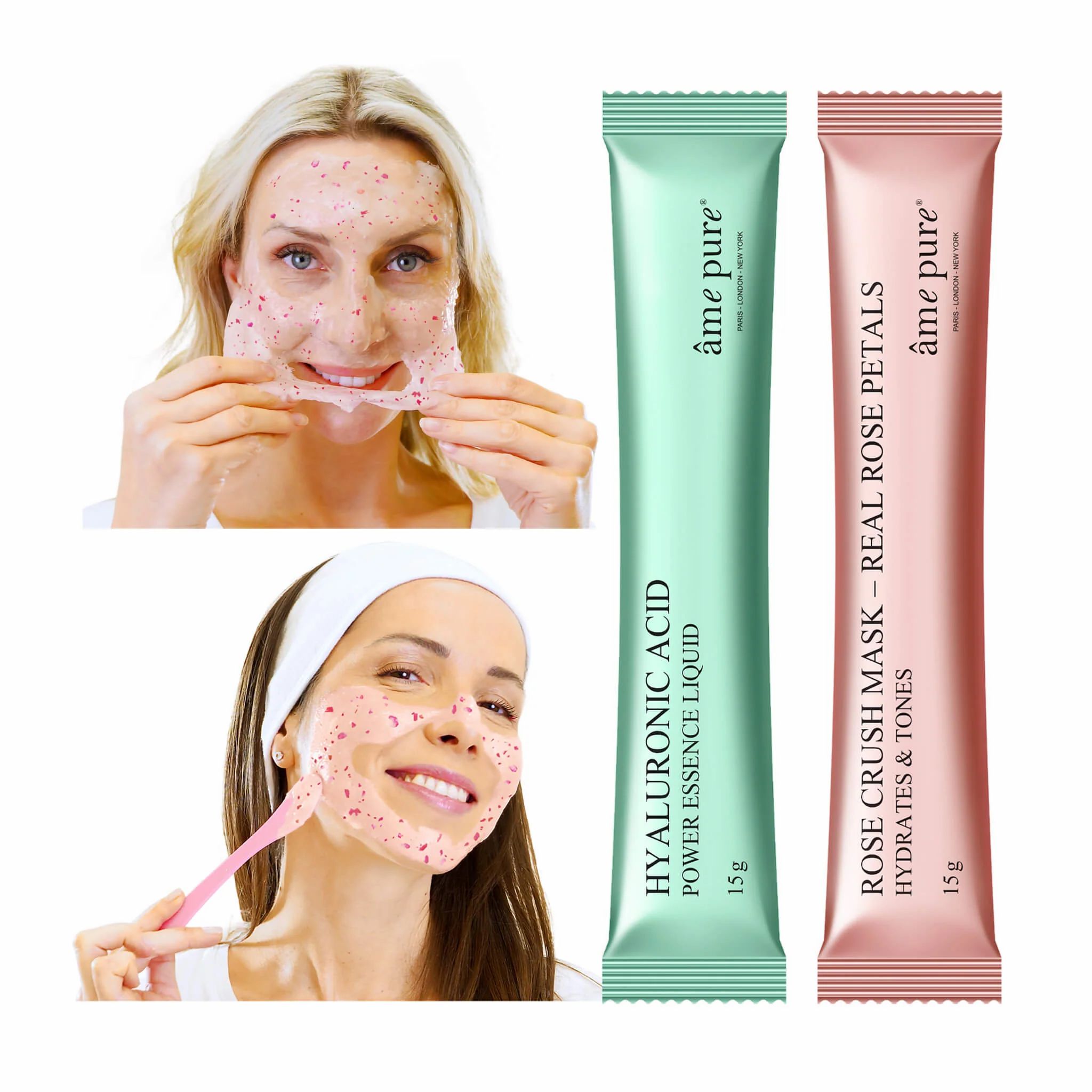 âme pure Jelly Glow Rubber Mask - Rose