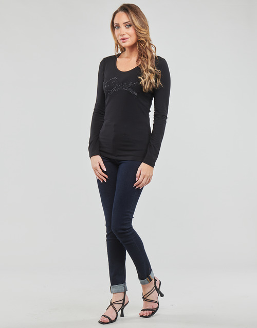 Guess - LS SN ADELINA TEE - Noir