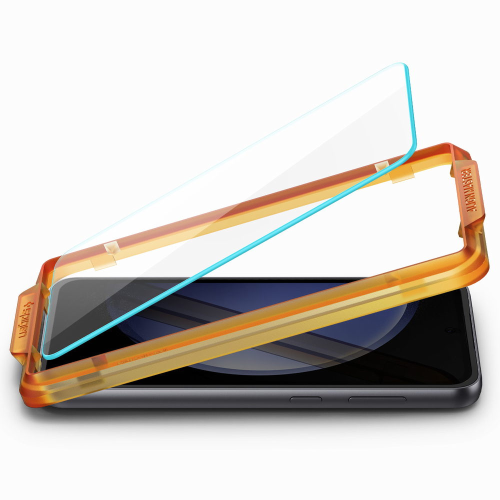 (2er Set) Samsung Galaxy S23 FE AlignMaster Glas Tr Clear Panzer Glas Case Friendly   Montagerahmen (AGL06986)