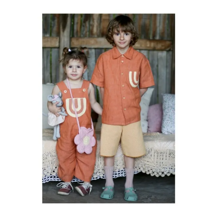 Kalinka Salopette Montana Lin | Terracotta