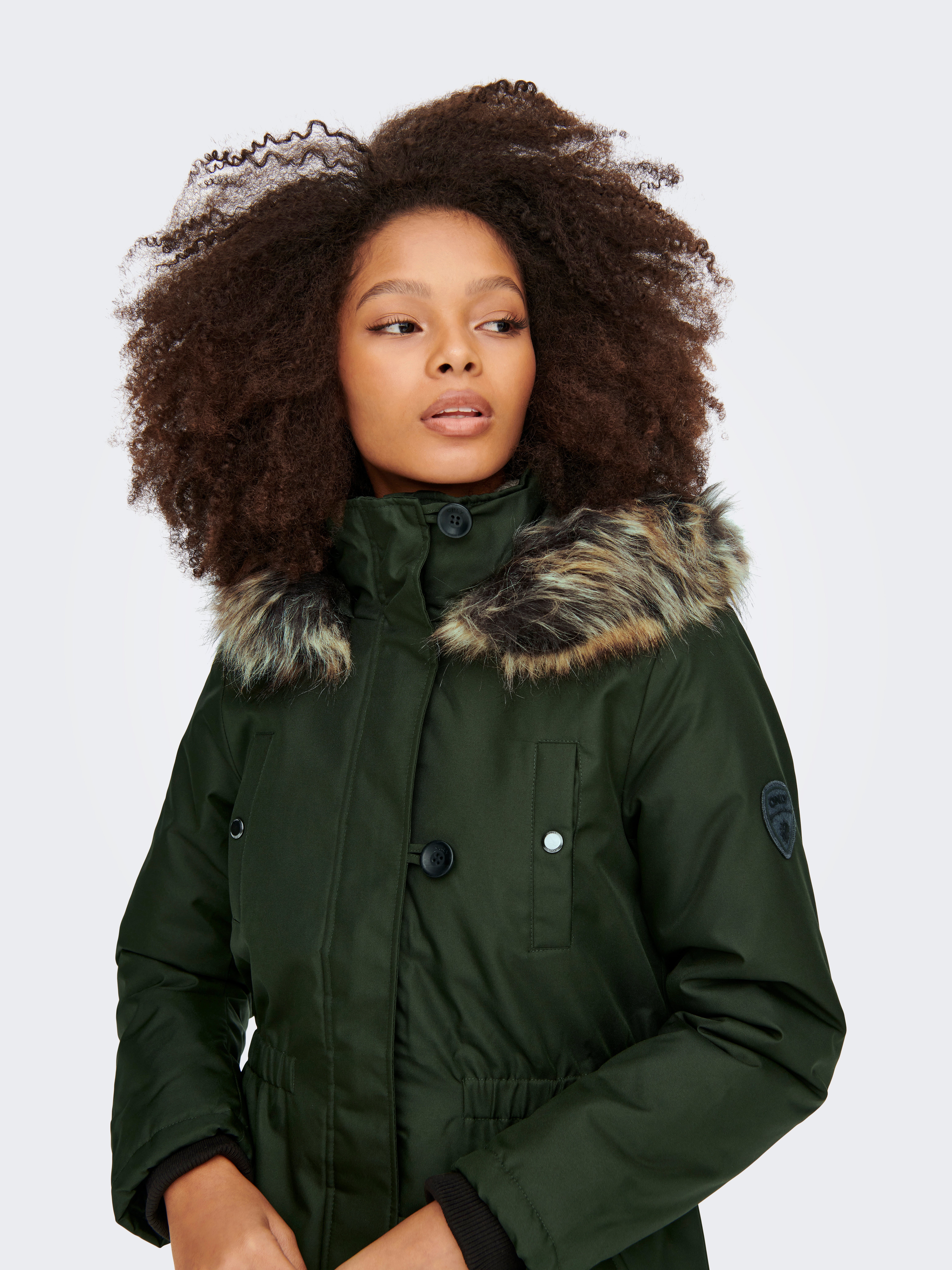 ONLIRIS Langer Parka Rosin
