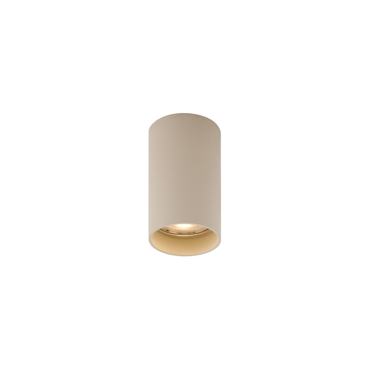 Moderne opbouwspot beige GU10 50mm rond - Tuba