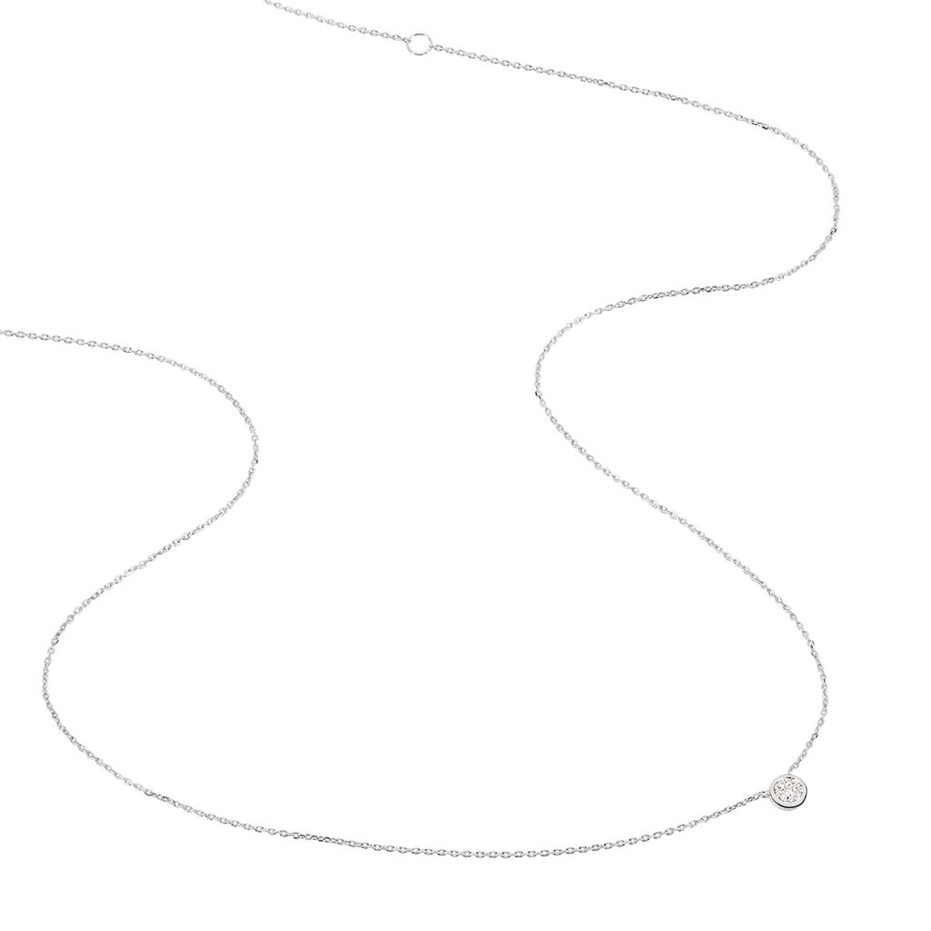 Collier Violanda Or Blanc Diamant