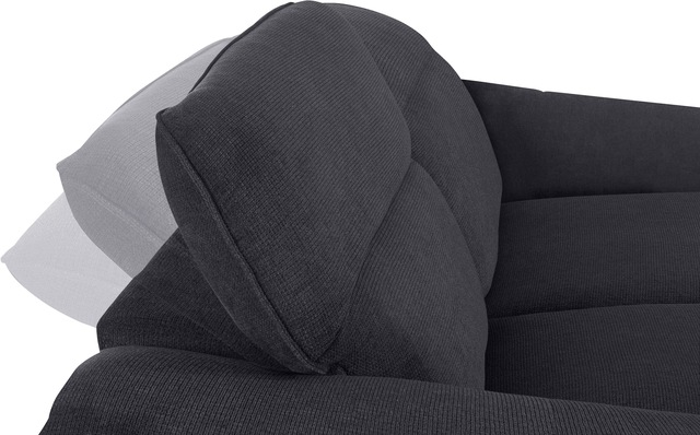 COTTA Polstergarnitur »Teresa« Set,  Set bestehend aus: 3-Sitzer mit Kopfteilverstellung & Hocker