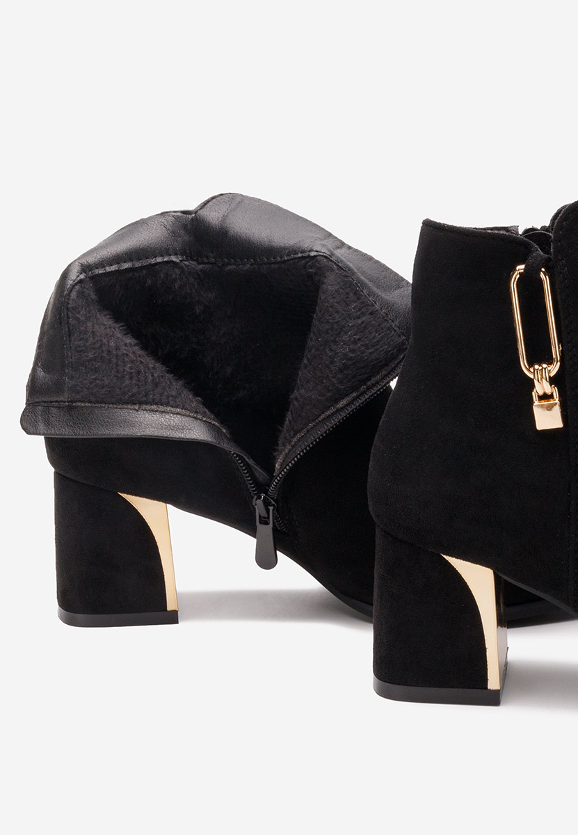 Bottines élégantes pour femme noires Eligia