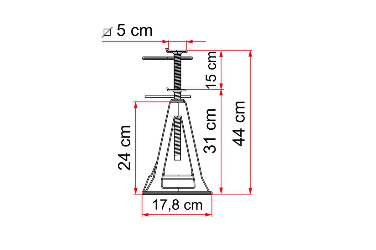 Fiamma Plastic Jacks Stützböcke
