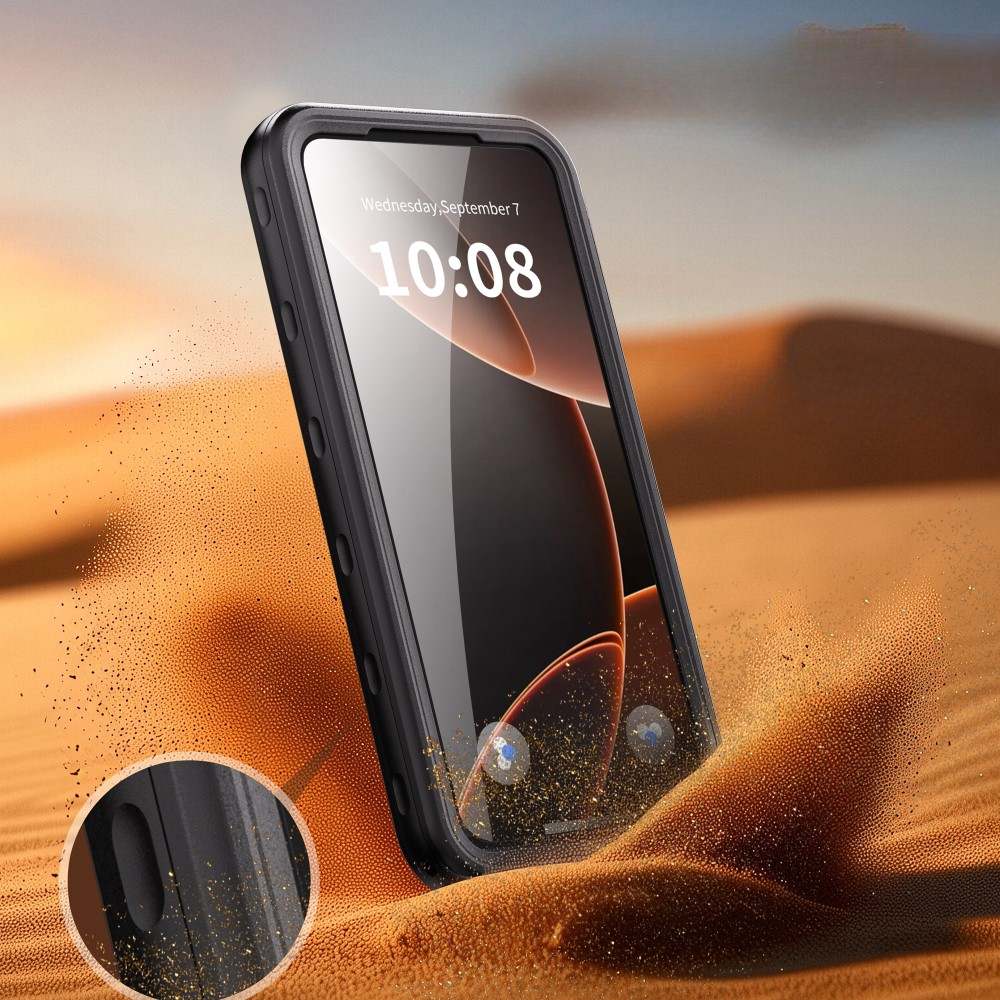 Samsung Galaxy A56 Wasserfeste Outdoor Schutz Hülle (IP68) - Schwarz
