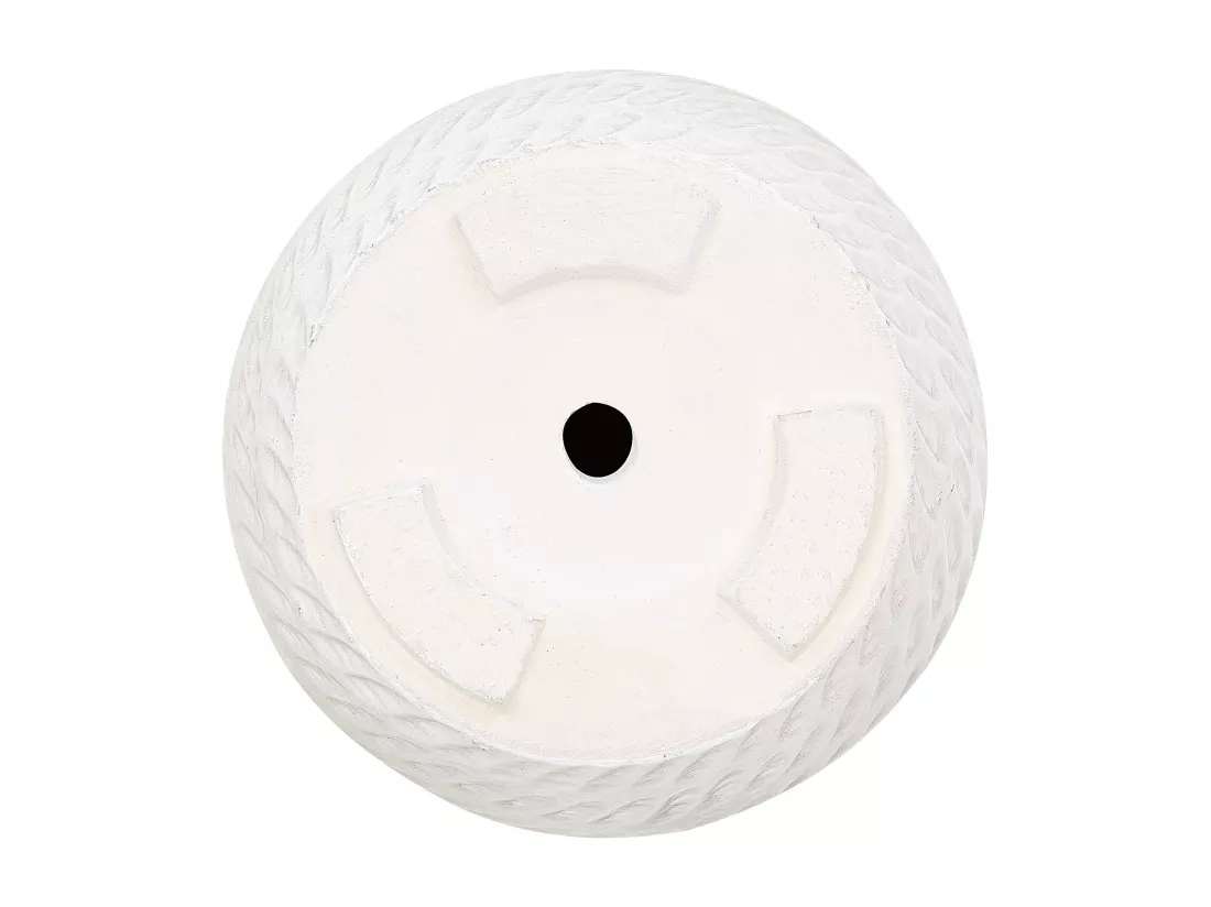 Cache-pot LIVADIA Pierre 19 cm Blanc cassé