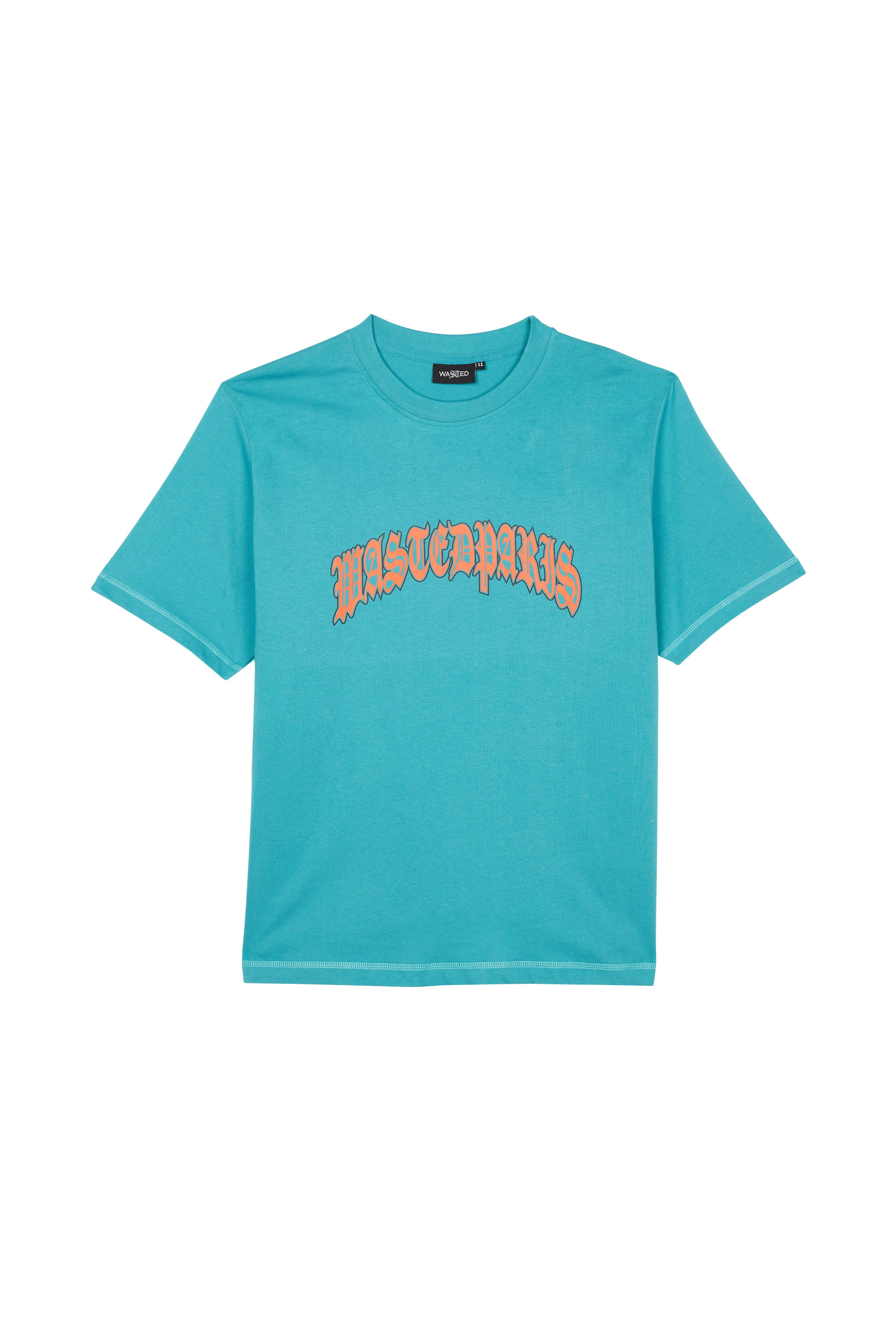 WASTED T-shirt KINGDOM LINE Bleu