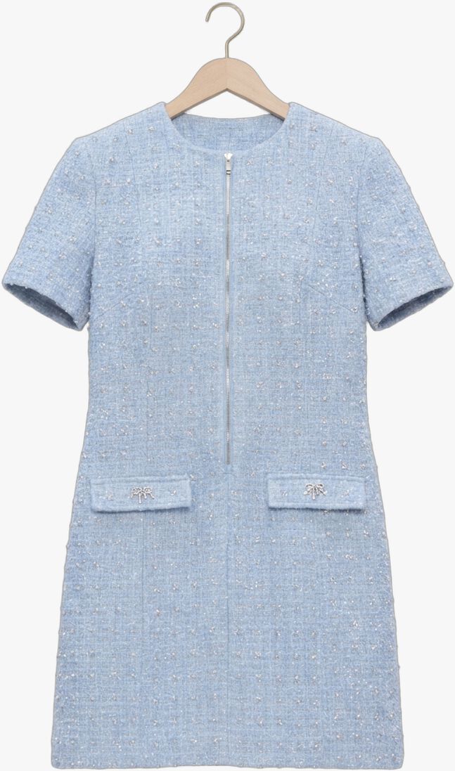 lichtblauwe bruuns bazaar mini jurk attaleabbzenny dress