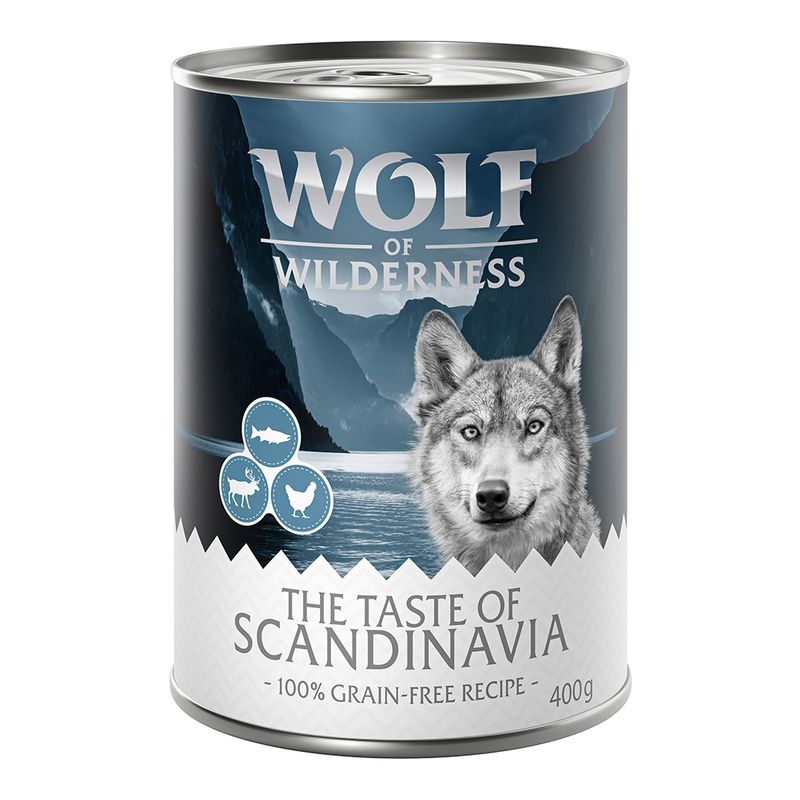 Wolf of Wilderness The Taste Of Adulte 6 x 400 g