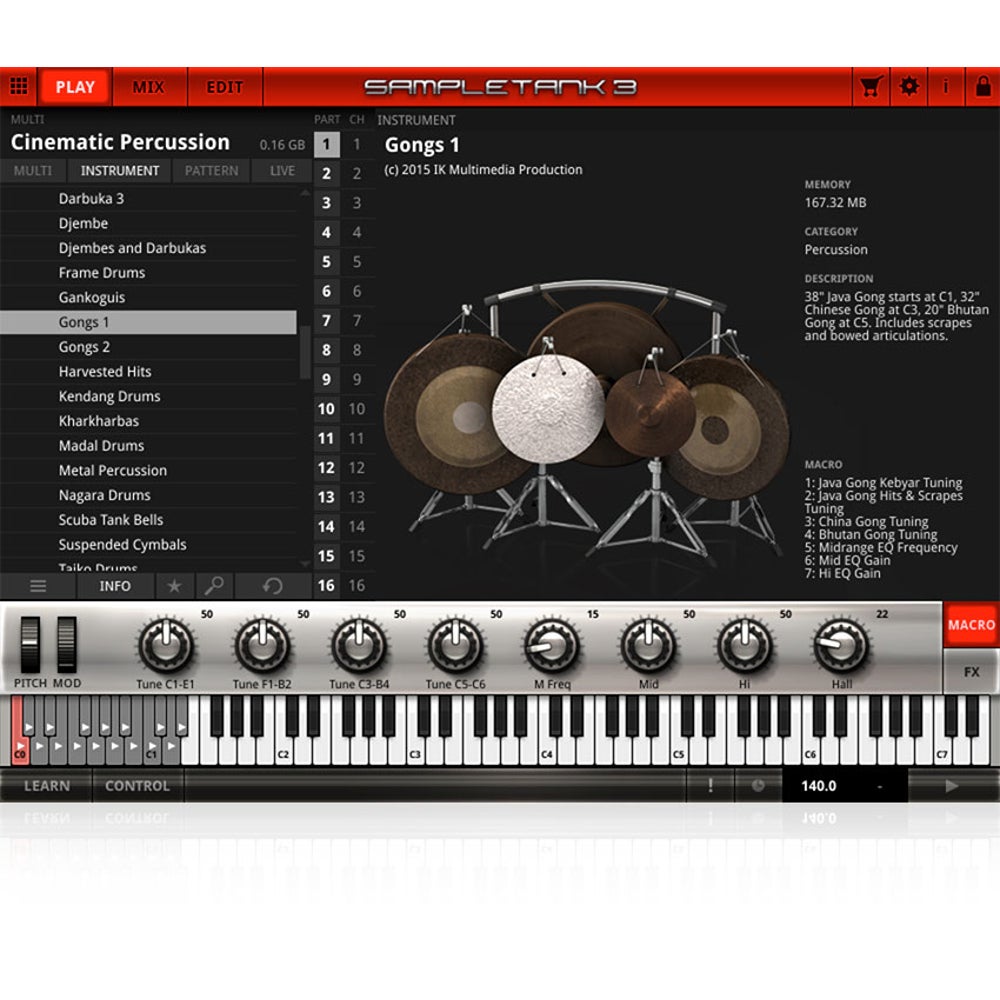 IK Multimedia Cinematic Percussion (download)