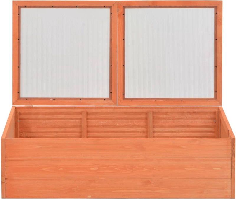 Tuinkas - Hout - Polycarbonaat - Geschikt voor Hobbytuinieren