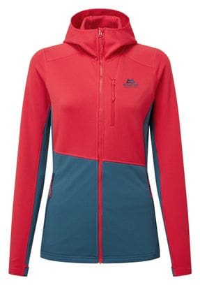 Veste Mountain Equipment Durian Hooded Rouge Bleu Femme