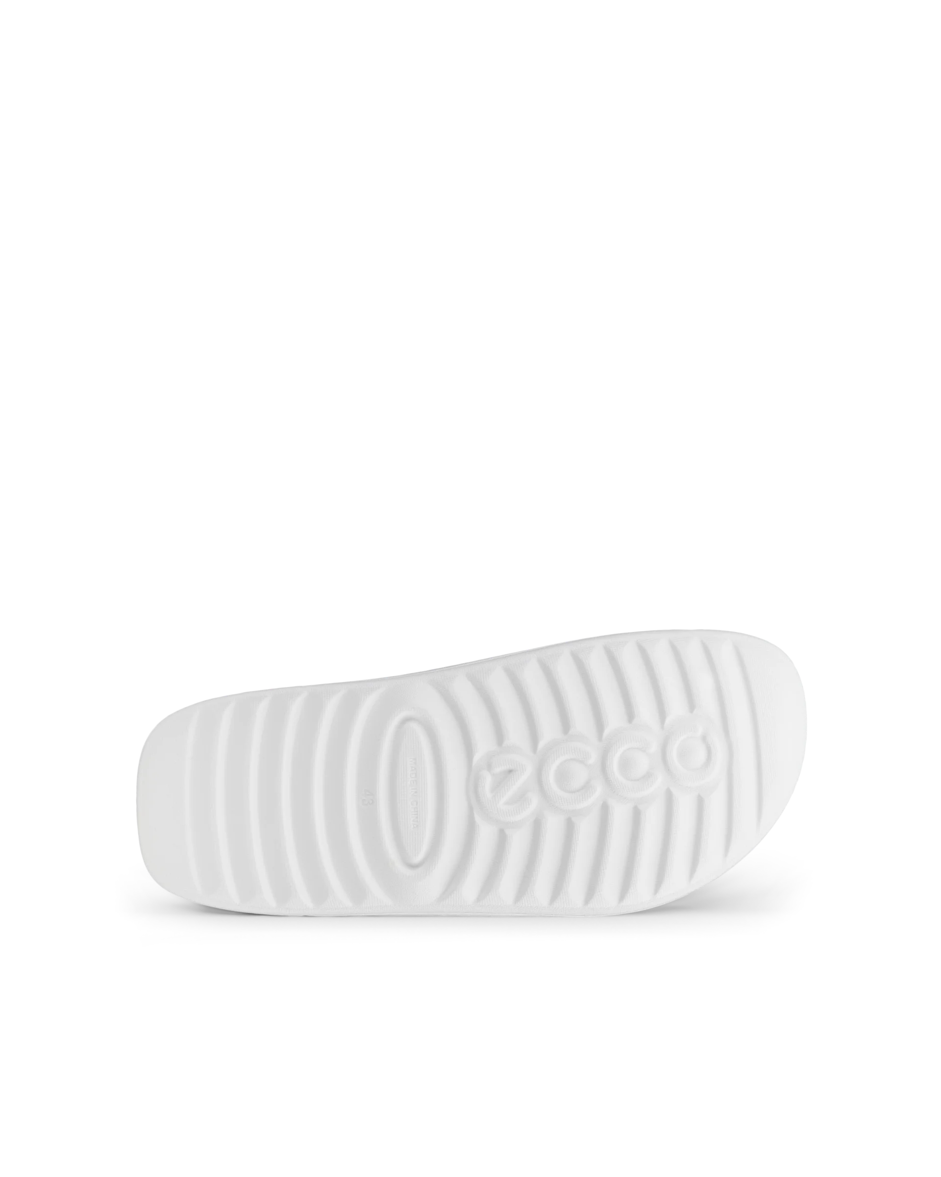 ECCO COZMO E Unisex Sandale mit zwei Riemen Weiß