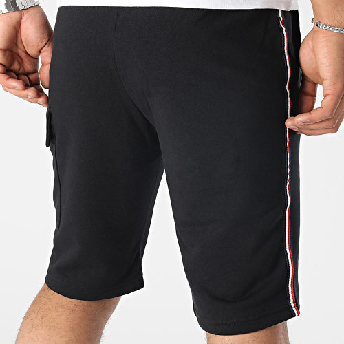 Short Jogging A Bandes Atlas Noir