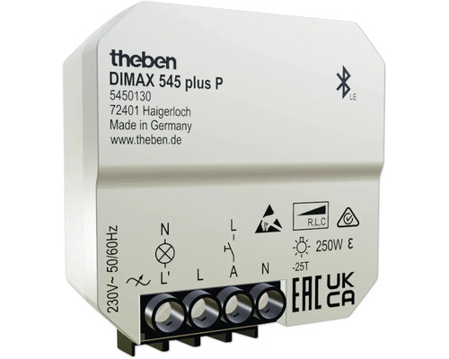Theben Universele Dimmer DIMAX 545 plus P grijs 5450130