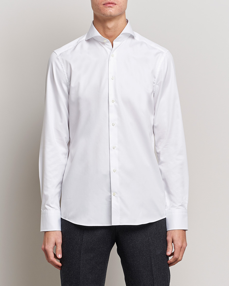 Stenströms Slimline Extreme Cut Away Shirt White