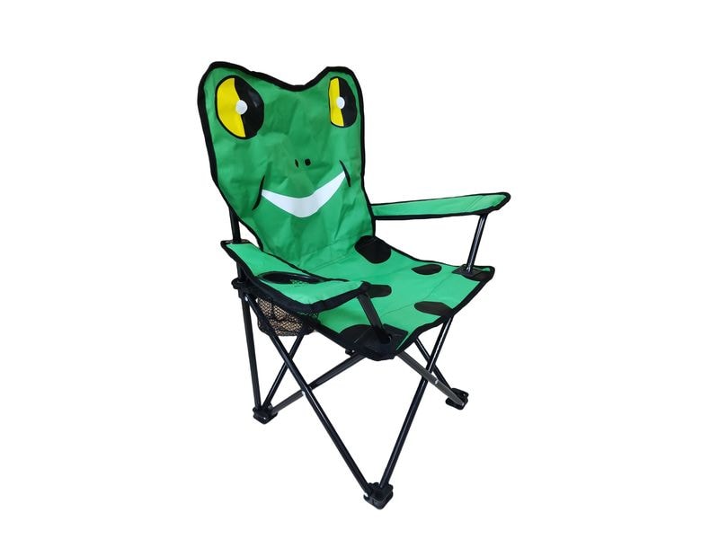 KOOR Campingstuhl Frosch Kinderstuhl mit Tiermotiv