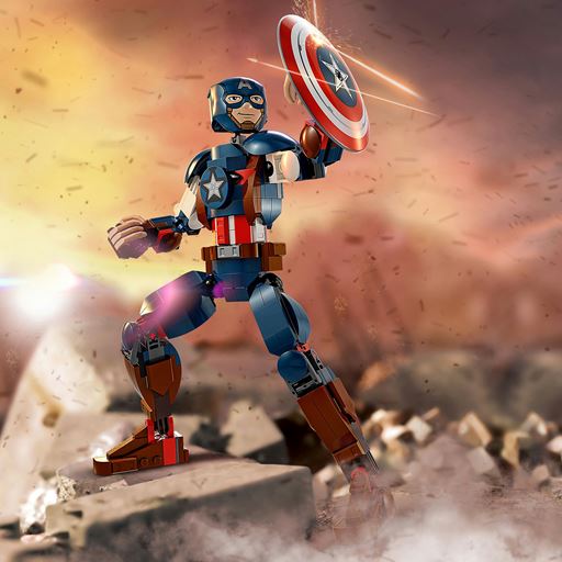 LEGO Super Heroes Byg Selv-Figur Af Captain America - 76258