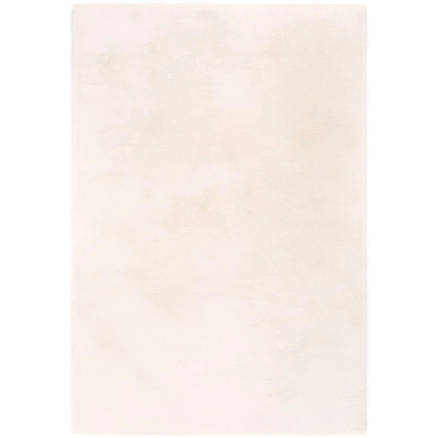 HOMCOM Teppich aus maschinell gewebten Hochflor 170 cm lang beige