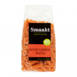Smaakt Biologische rode linzenpasta