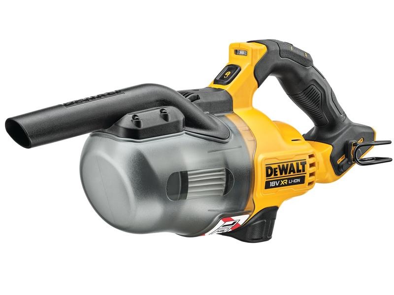 DEWALT Akku-Staubsauger 18 V L-Klasse, Solo Akku-Sauger für einfache und schnelle Reinigung