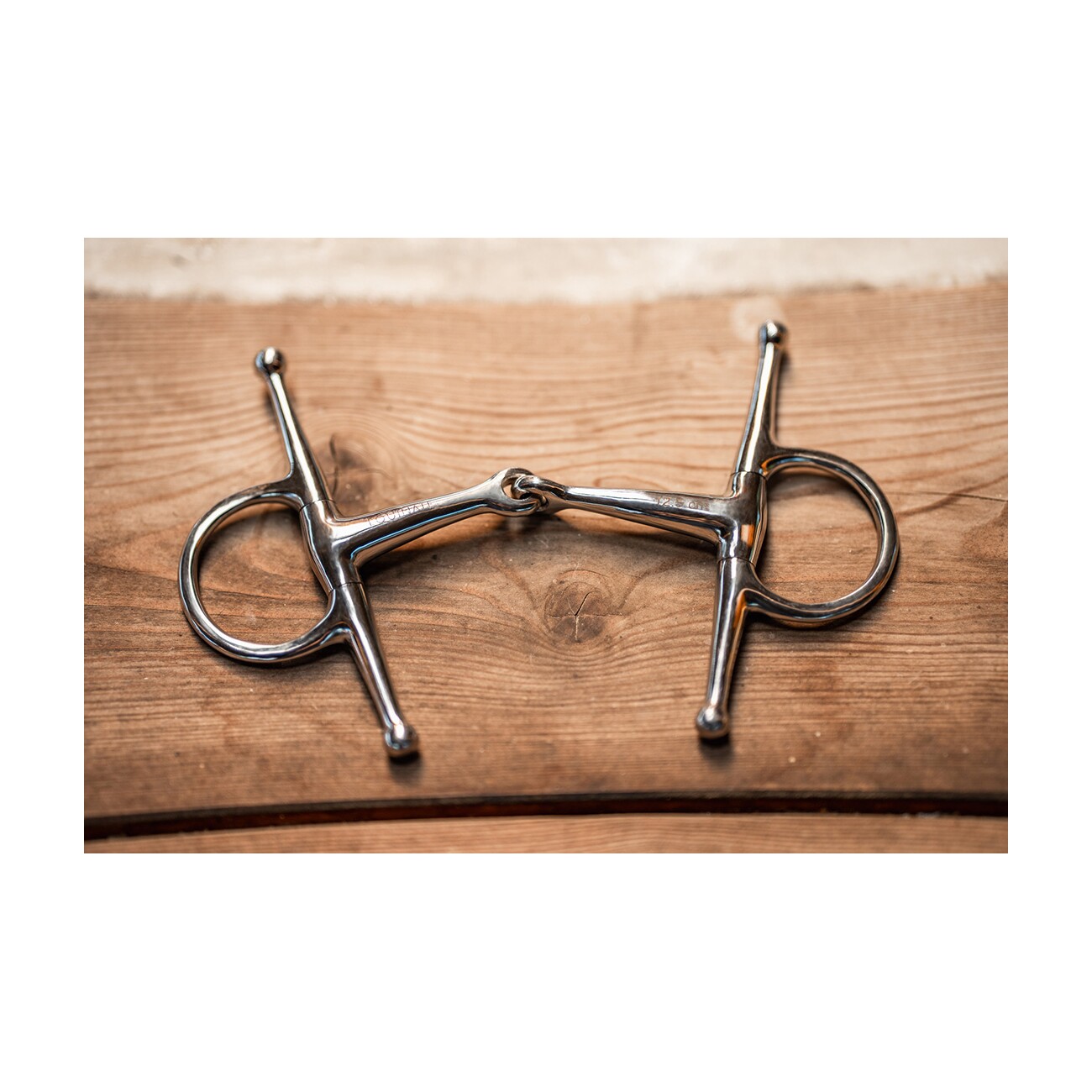 Equinate Schenkeltrense Edelstahl 16mm einfach gebrochen 1,6 cm 13,5 cm