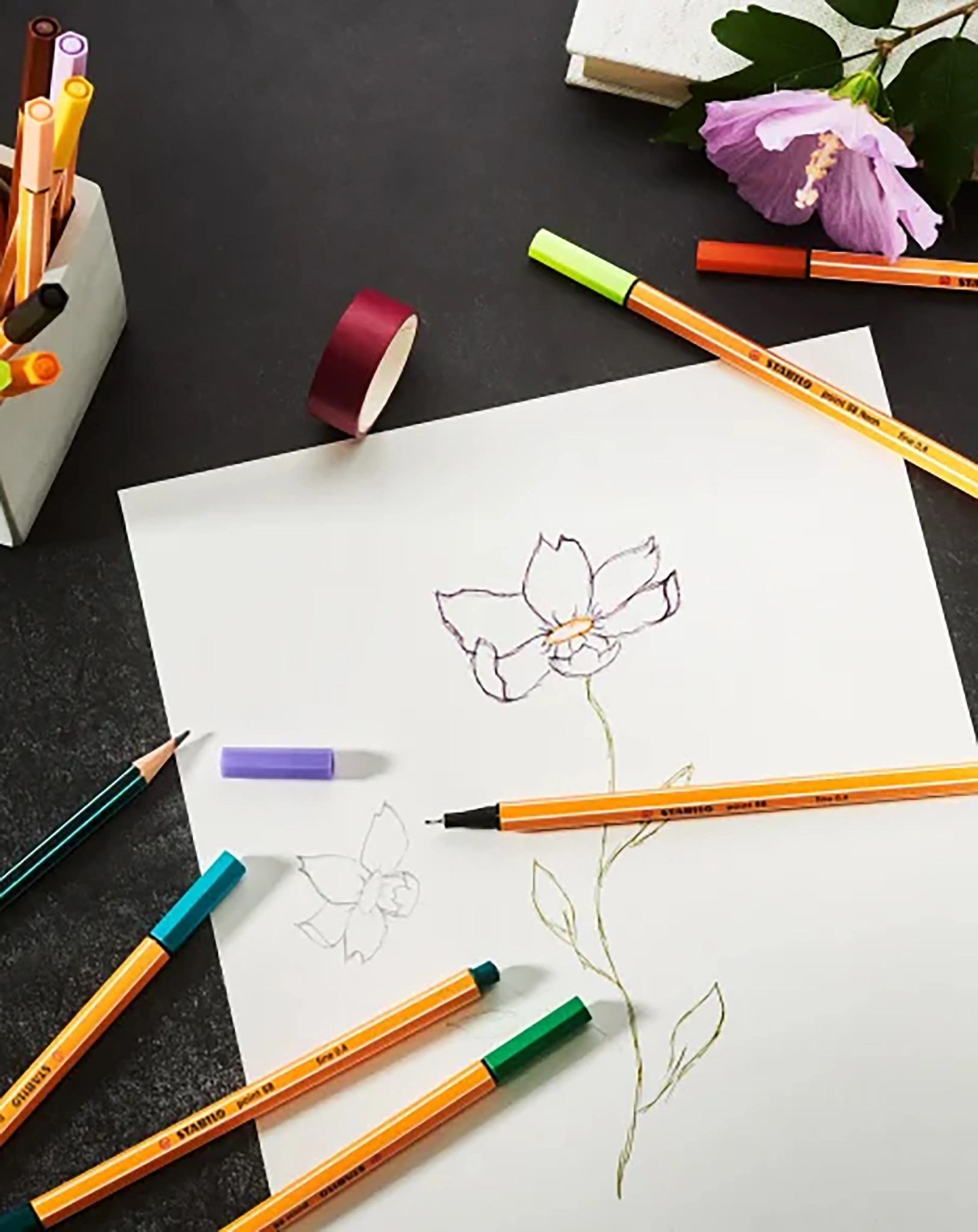 Fineliner STABILO® point 88 ARTY 18er-Pack