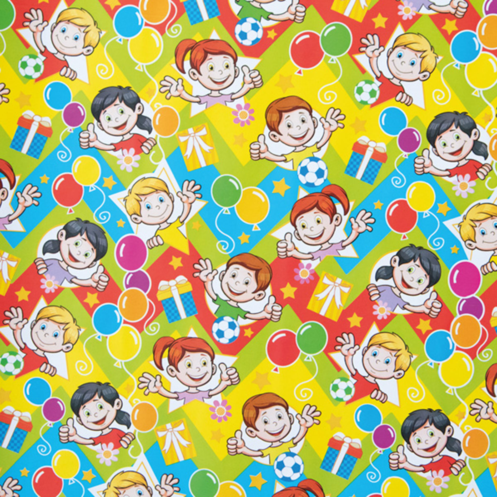 Geschenkpapier - Kindermotive - sortiertes Design