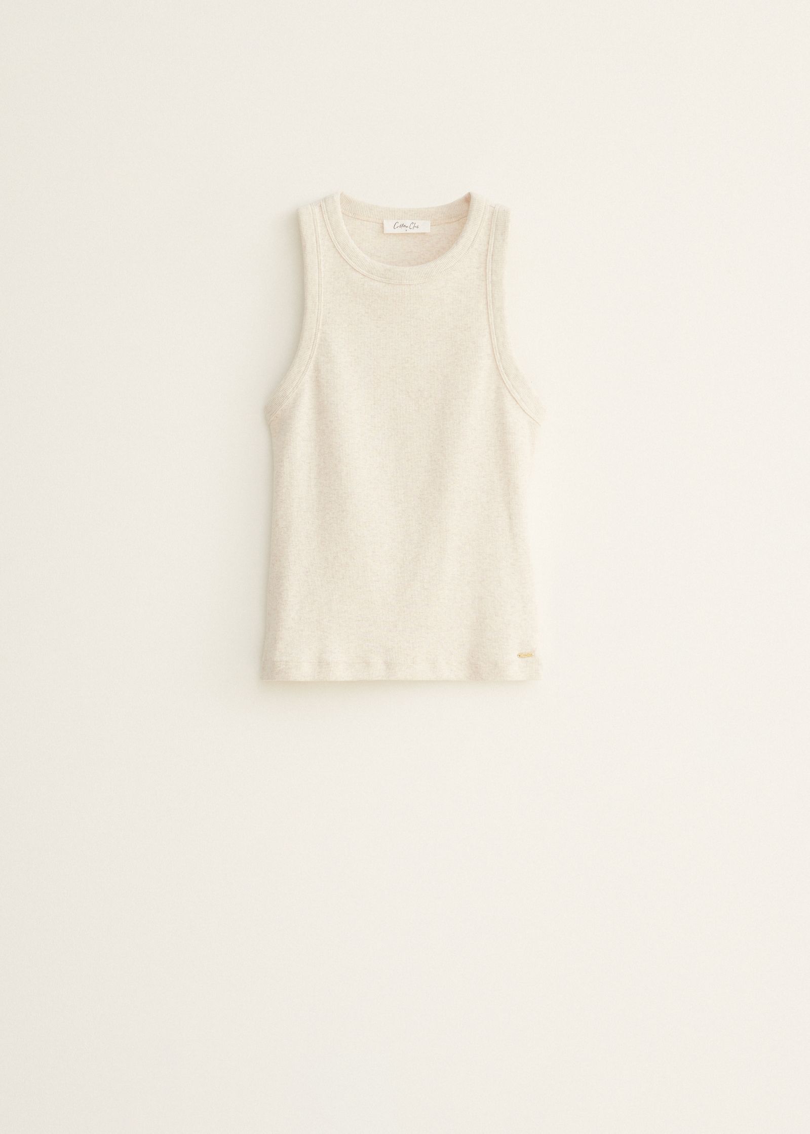 Singlet met rib