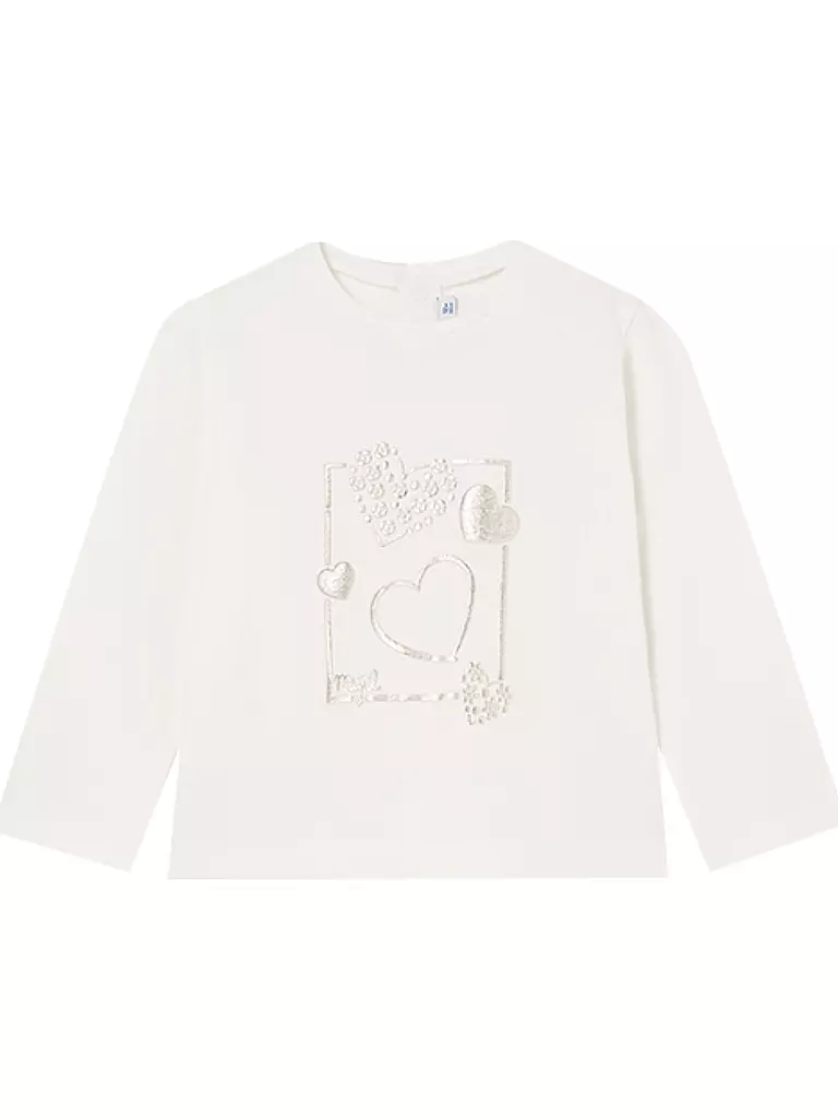 MAYORAL Baby Langarmshirt  creme