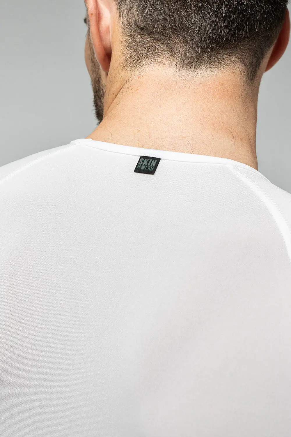 Gobik Limber Skin Ondershirt Korte Mouwen Wit Heren