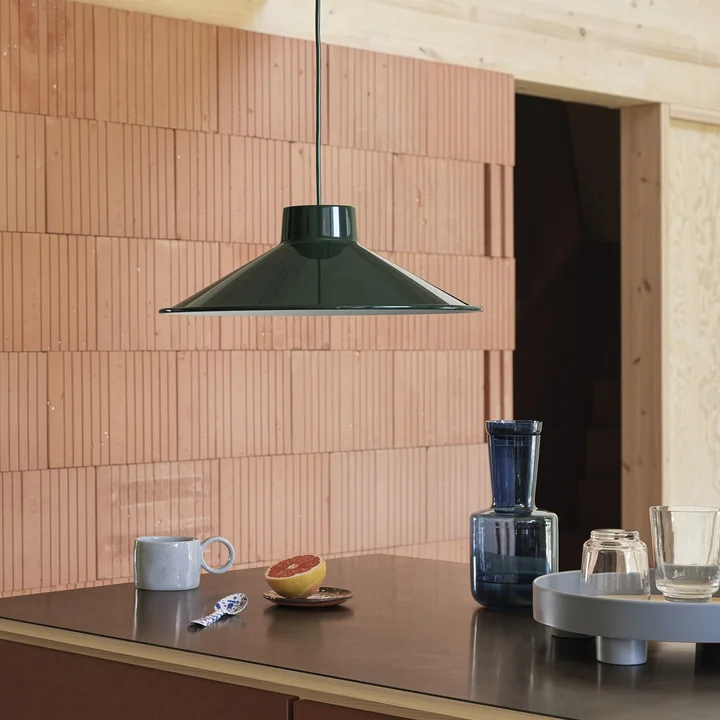 Muuto - Top Pendelleuchte LED, Ø 21 cm, deep red