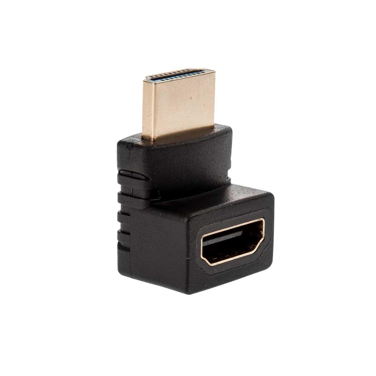 NÖRDIC vinklet HDMI 4K adapter mann til kvinnelige 90 grader