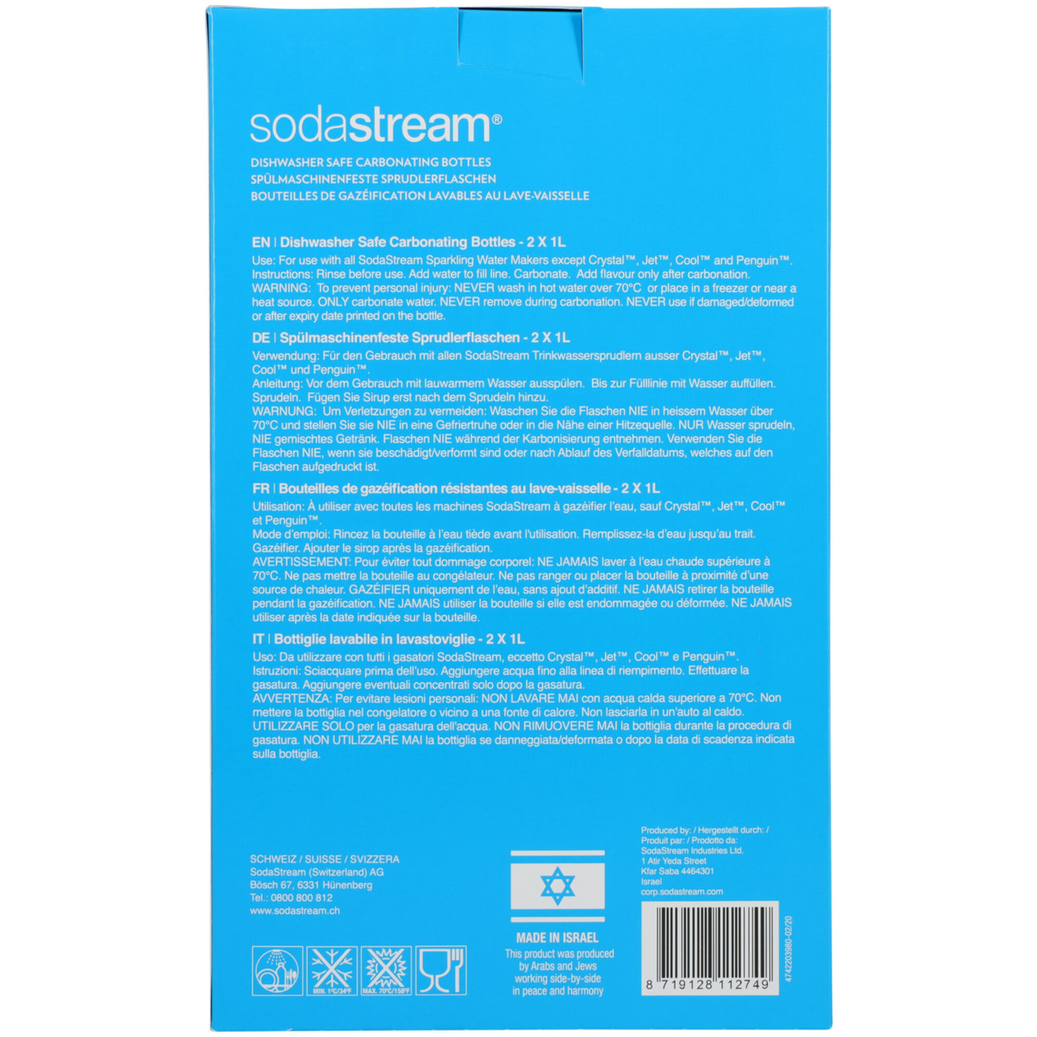 SodaStream Fuse Flasche Duo 2x1l