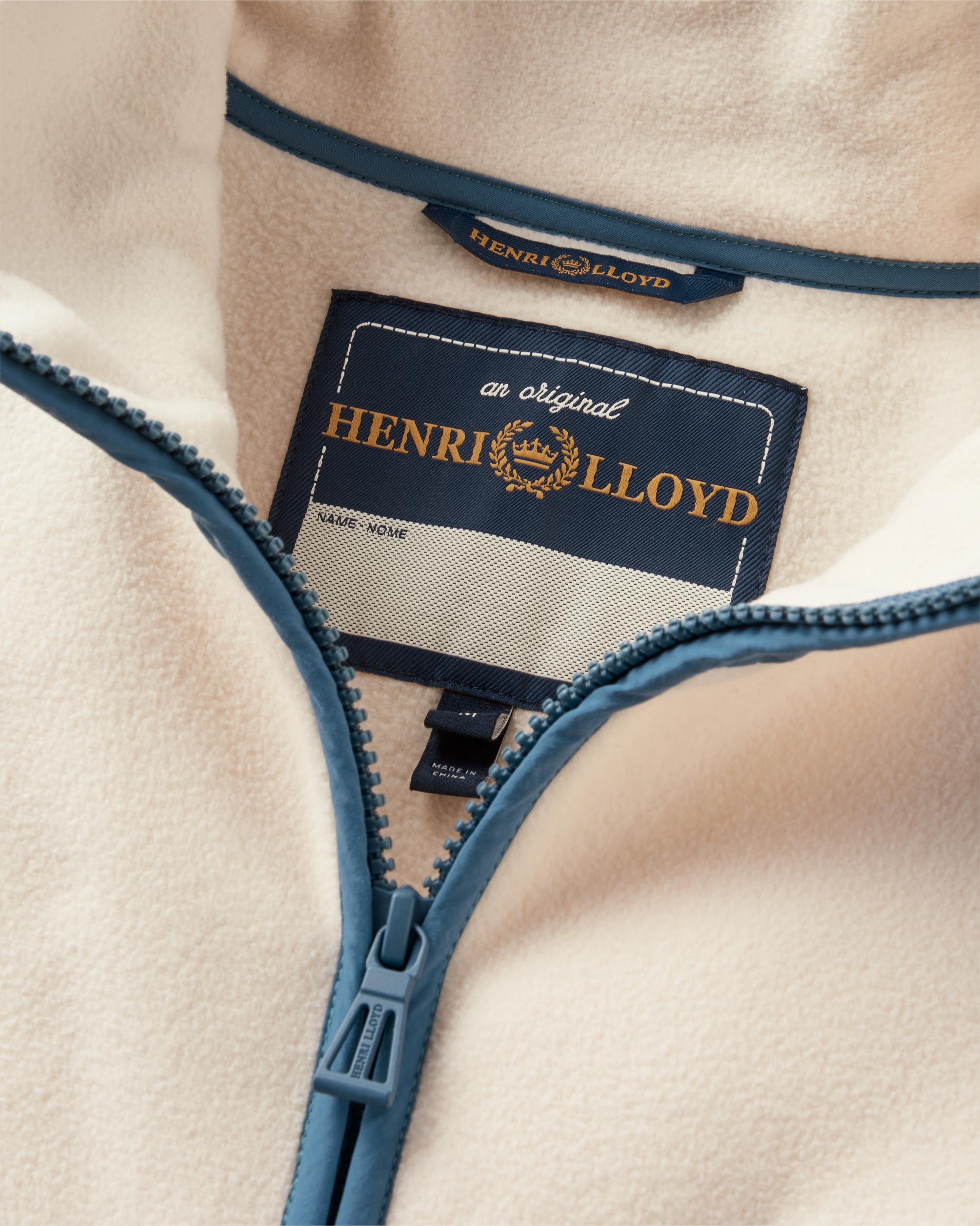 Henri Lloyd Weymouth Fleece Ecru/Washed Teal