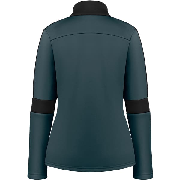 Veste polaire POIVRE BLANC INTERLOCK FLEECE JACKET EVER GREEN