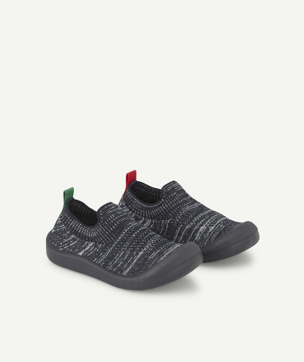 KICKERSCHAUSSONS BÉBÉ GARÇON KICK EASY MARINE GRI