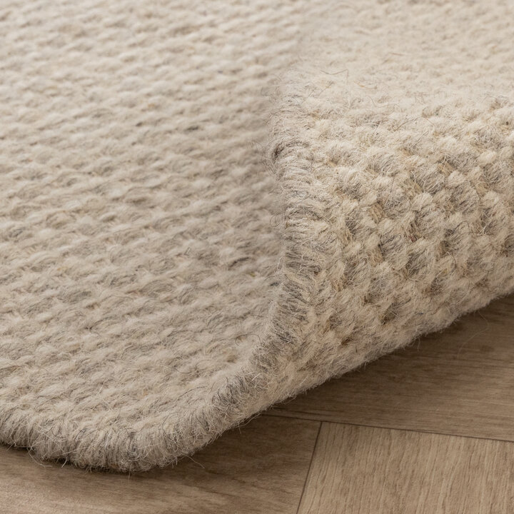 Rond wollen vloerkleed - Bliss Creme/Wit