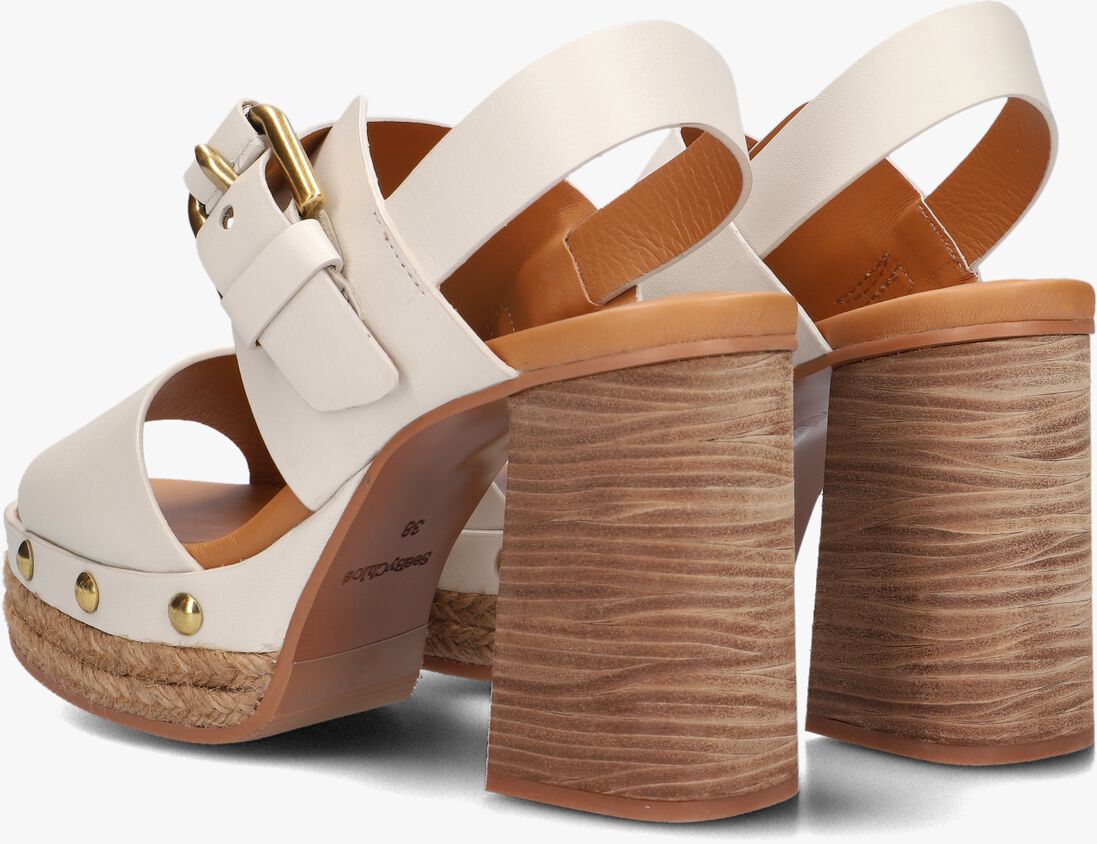 SEE BY CHLO\u00C9 beige see by chlo&eacute; sandalen fibbia clog