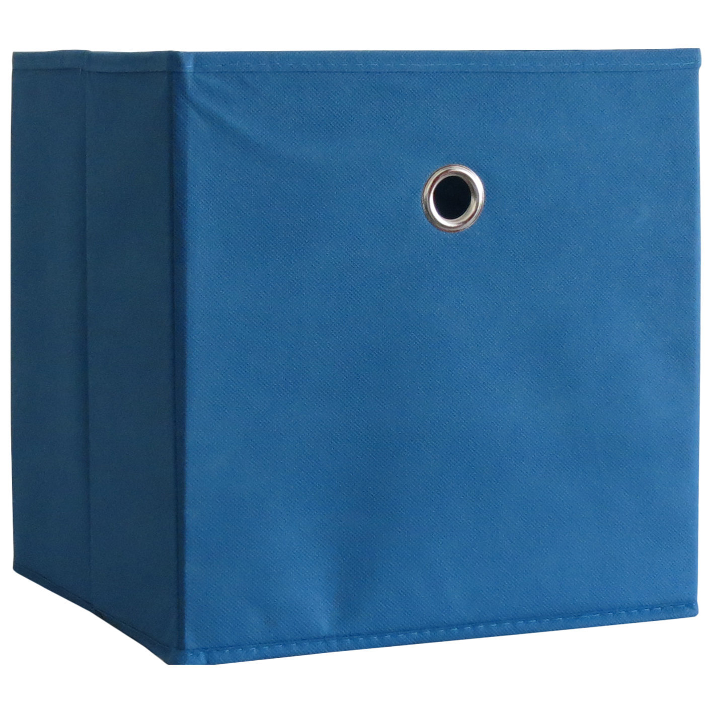 2er-Set Faltboxen BOXAS - blau - quadratisch
