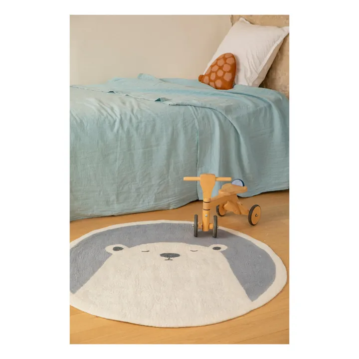 Muskhane Tapis Pasu Grizzly en feutre | Bleu