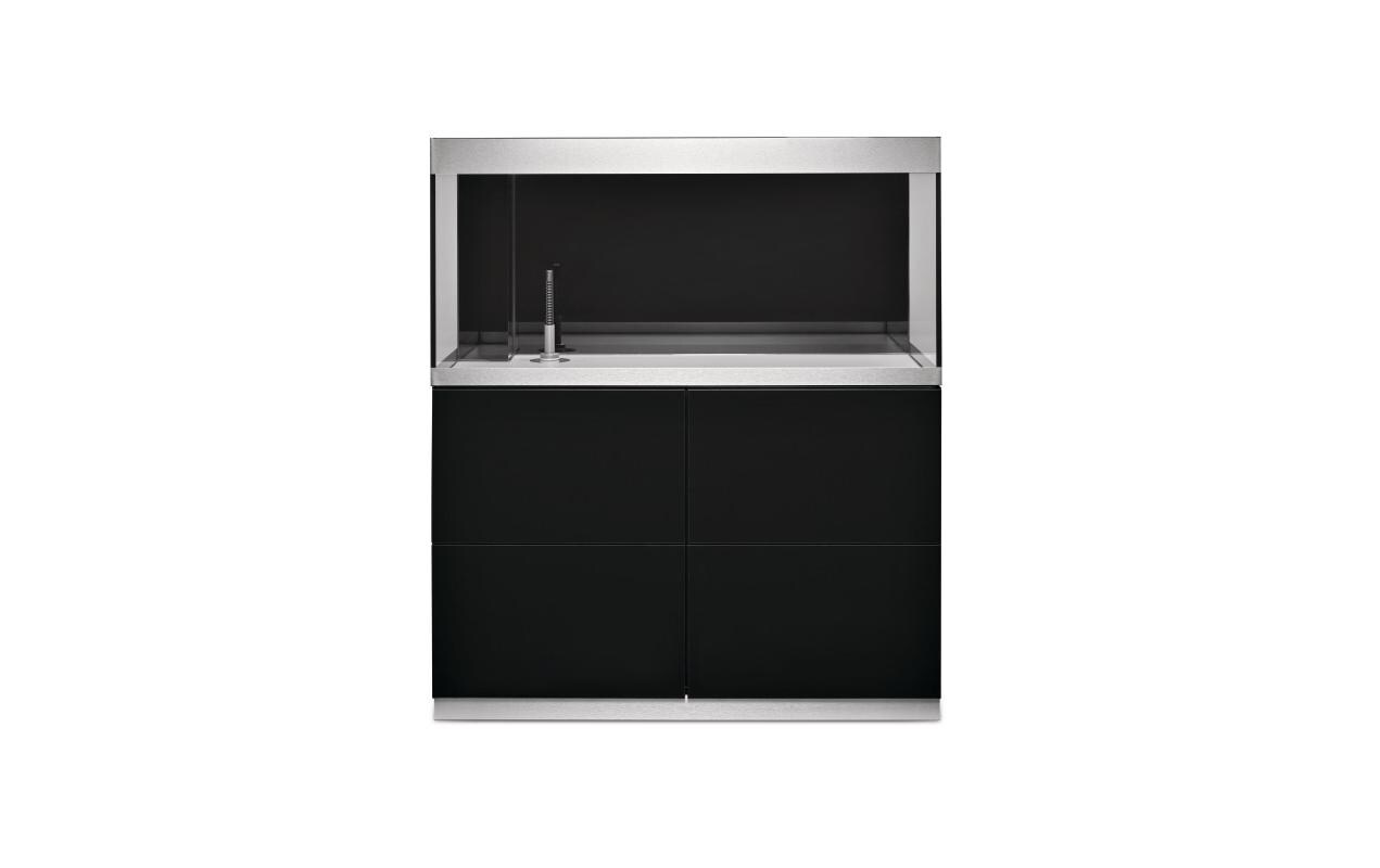 Aquarienkombination HighLine optiwhite 300, Schwarz, 302 l<br>HighLine Aquarien aus Optiwhite-Glas mit Unterschrank