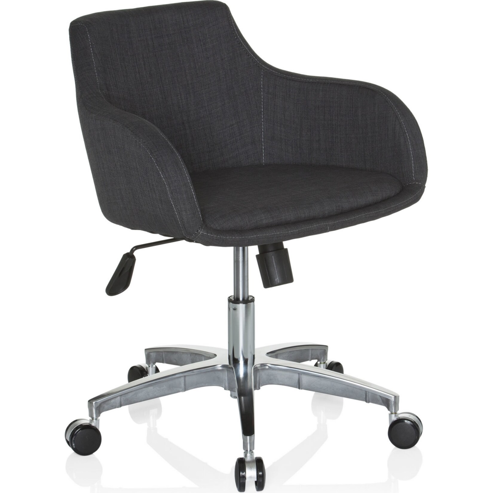 Home Office Bürostuhl SOLAO 100 Stoff mit Armlehnen hjh OFFICE