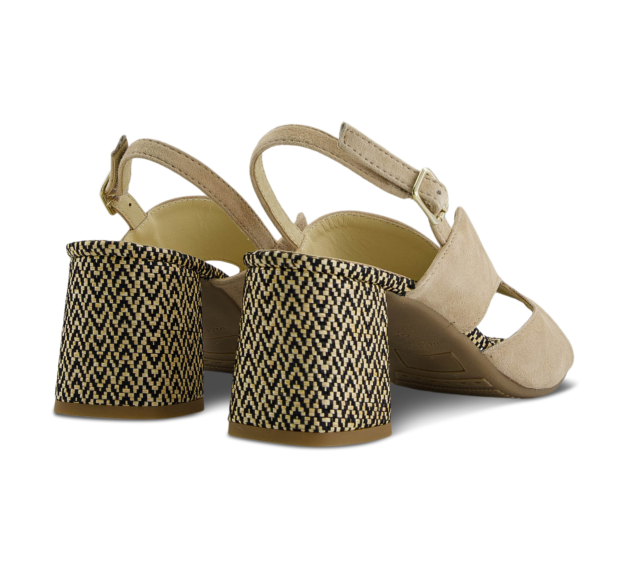 1874 by Walder Riemchensandalen beige/taupe